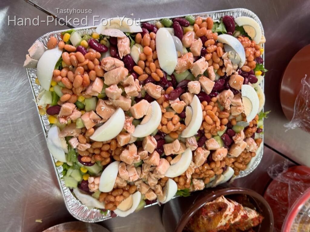 Delicious meal spread