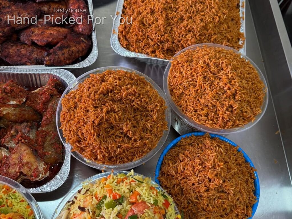 Delicious meal spread