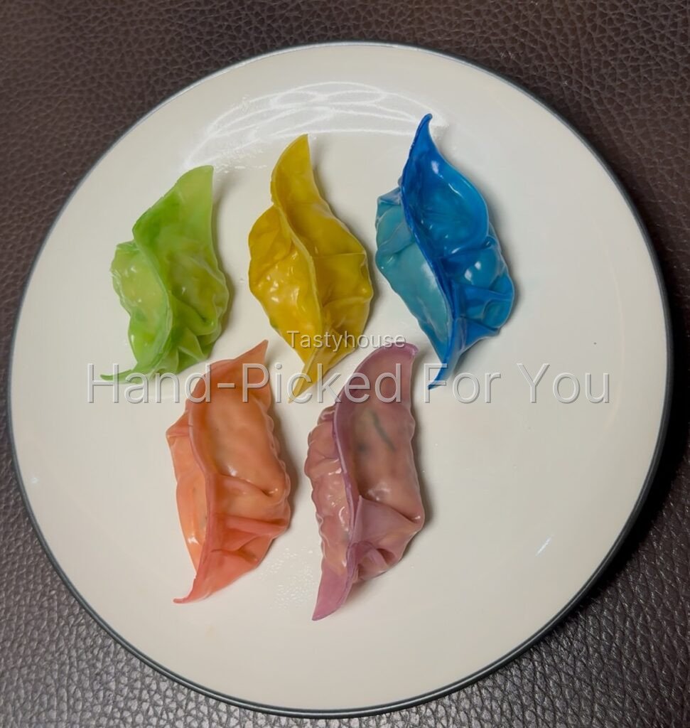 Rainbow dumplings