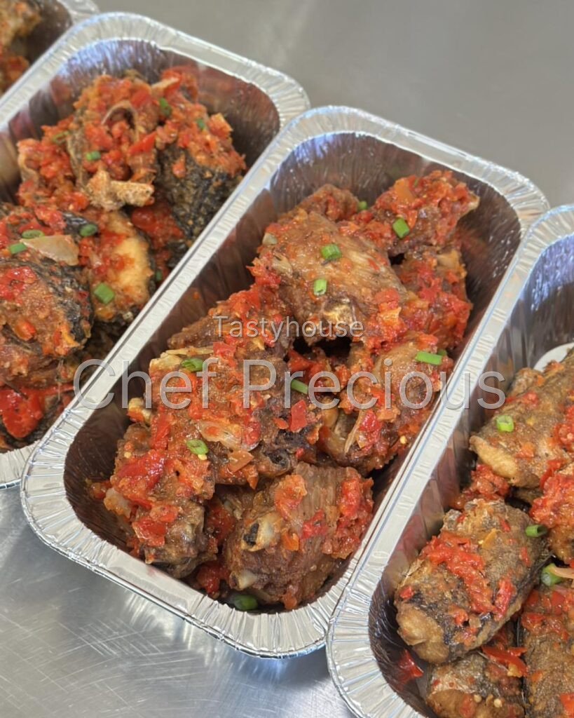 Basmati Jollof Rice x peppered Chicken