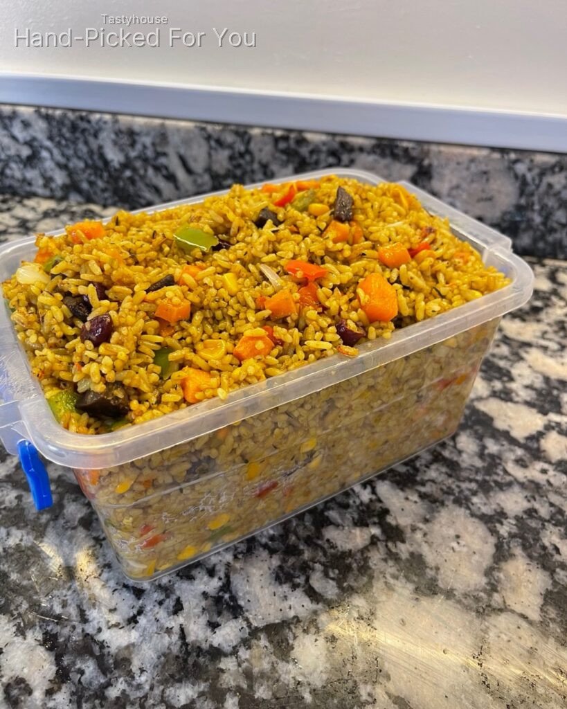 2.5Litres of yummy fried rice and soft fried beef