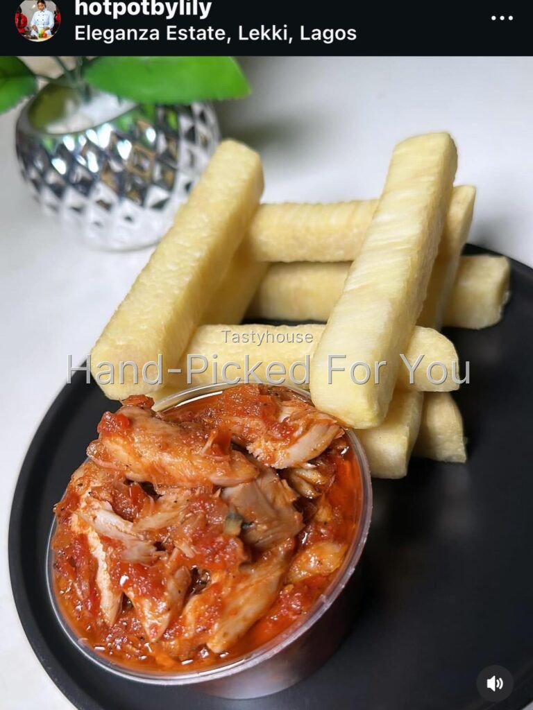 Pasta foil tray x fried plantain