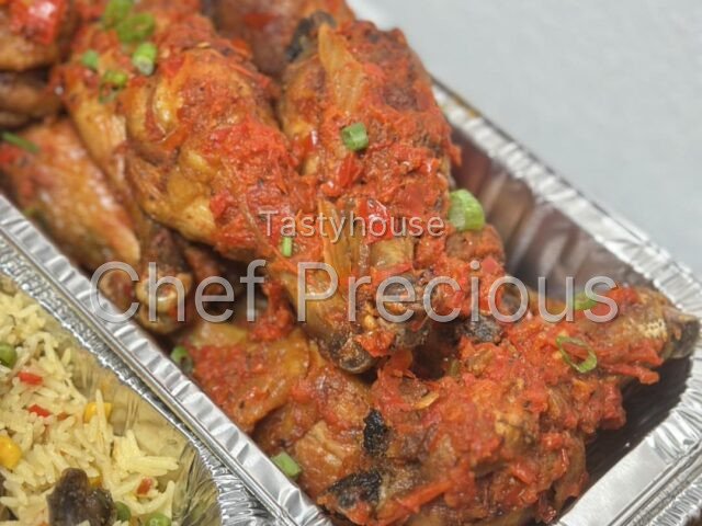 Peppered Chicken tray