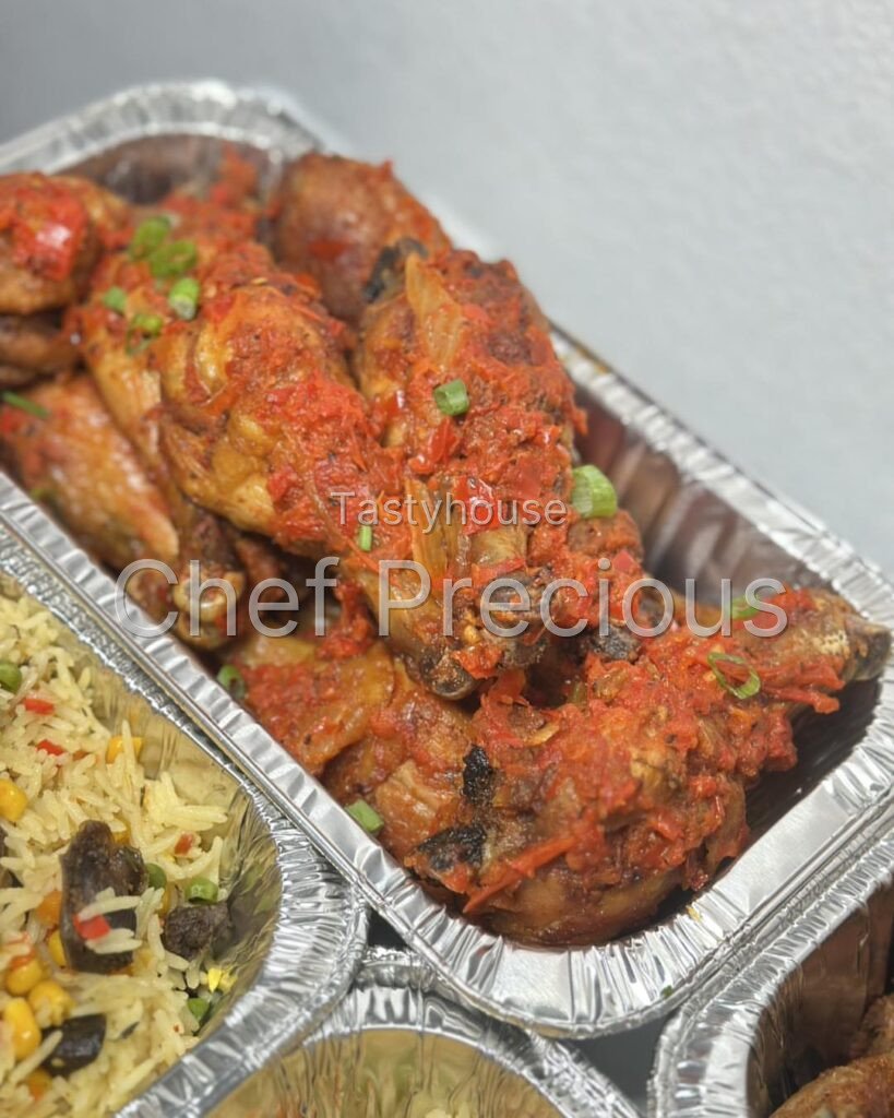 Peppered Chicken tray