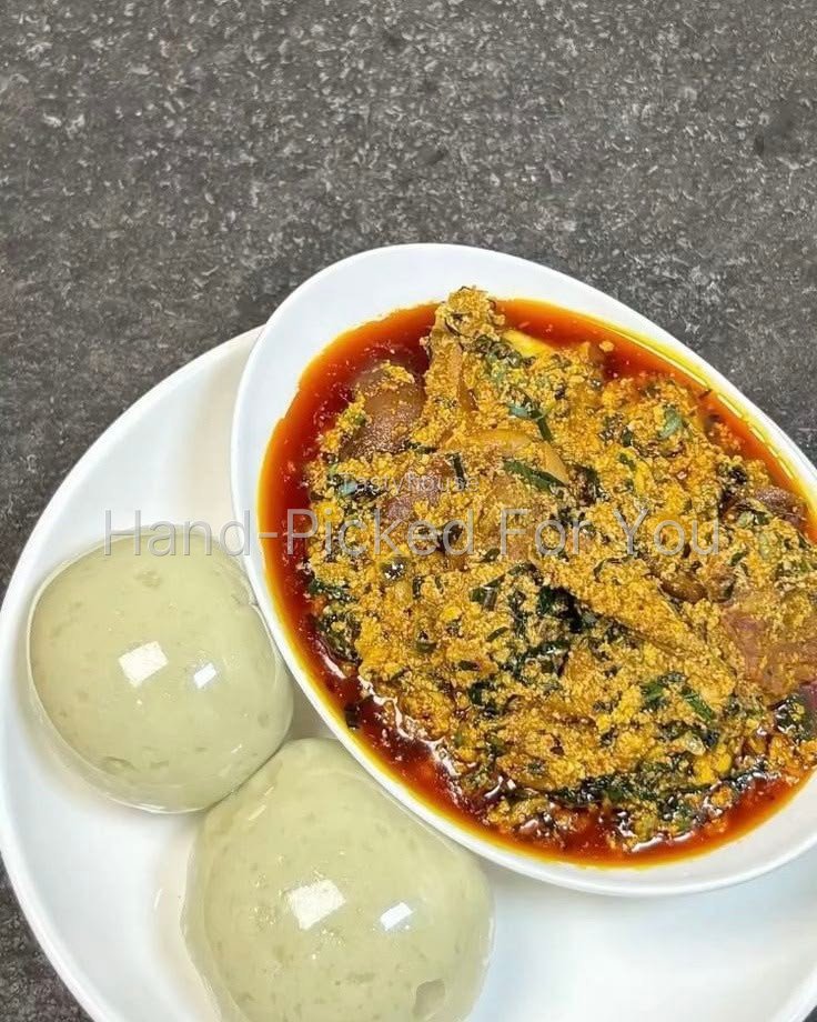 Egusi Soup with Choice of Swallow & Protein