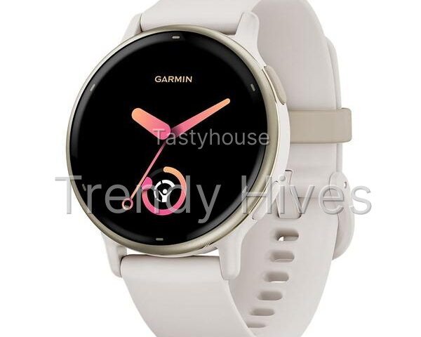 GARMIN vivoactive 5 Smart Watch – Cream Gold & Ivory