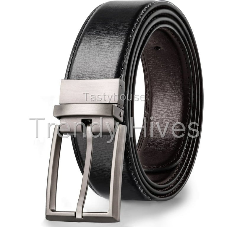 Maikun Mens Reversible Leather Belt