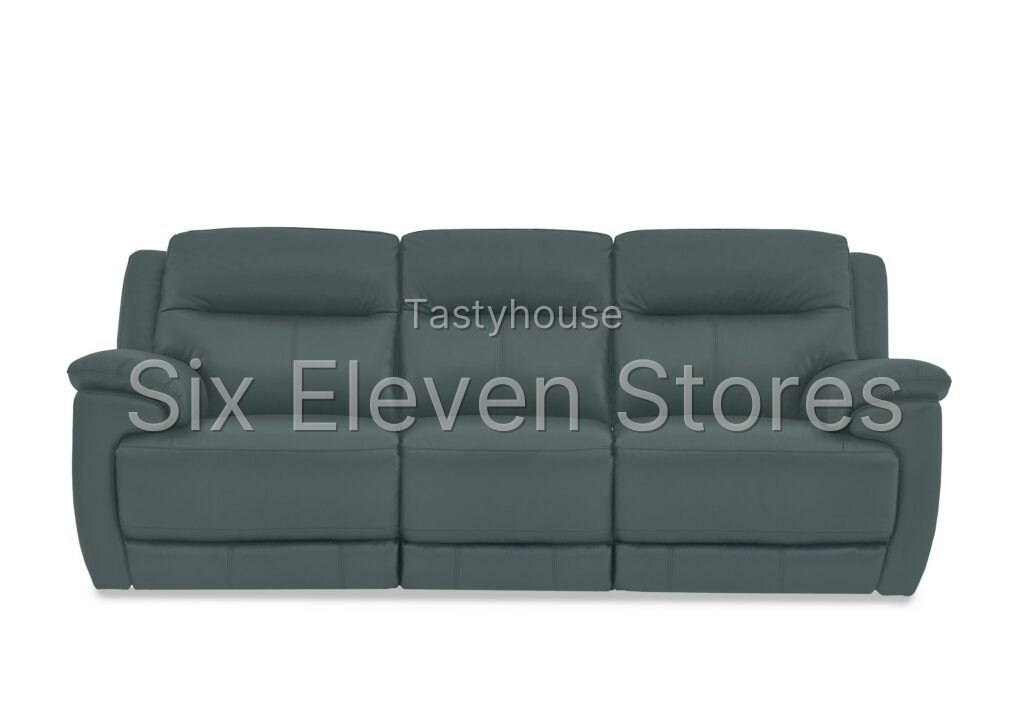 World of Leather Touch 3 Seater Leather Sofa