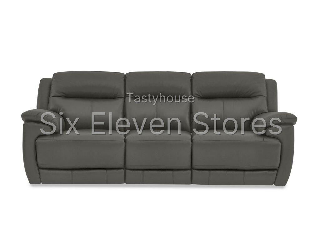 World of Leather Touch 3 Seater Leather Sofa