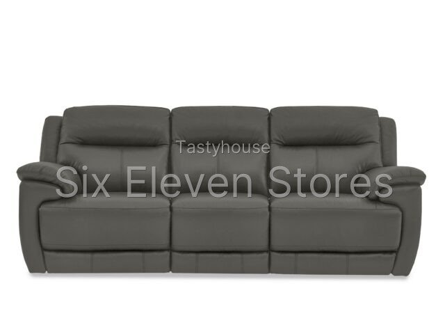 World of Leather Touch 3 Seater Leather Sofa