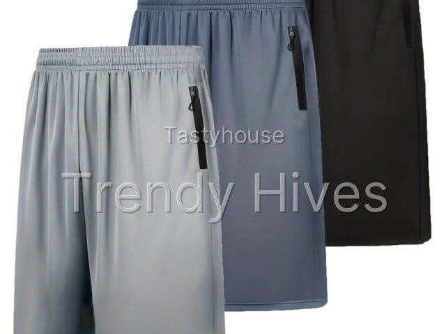 3 Pack Men’s Athletic Gym Shorts