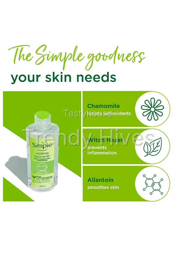 Simple Soothing Facial Toner