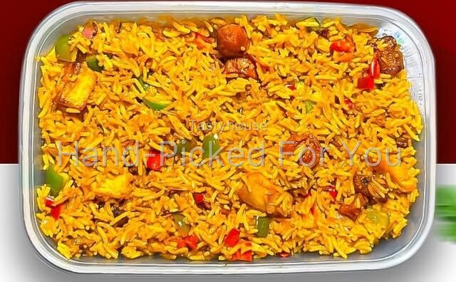 10 litres tray Tasty Jollof rice