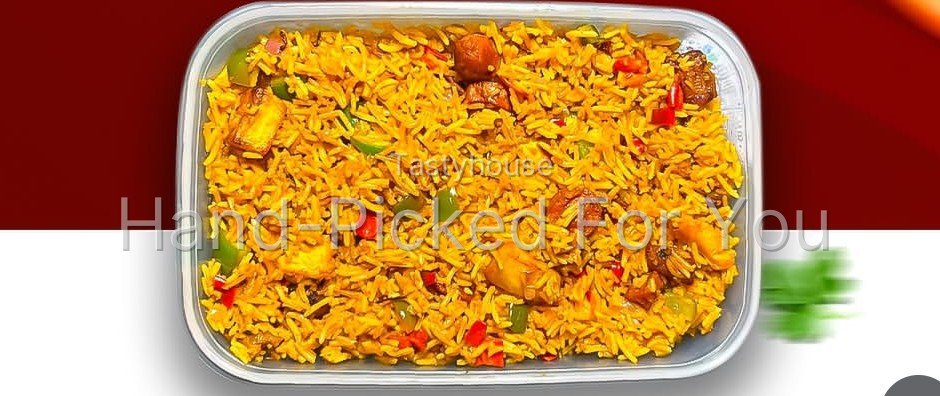 10 litres tray Tasty Jollof rice