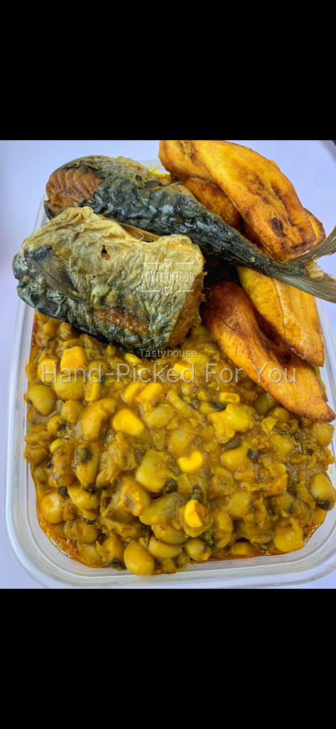 1.4 litter Beans and sweet corn porridge