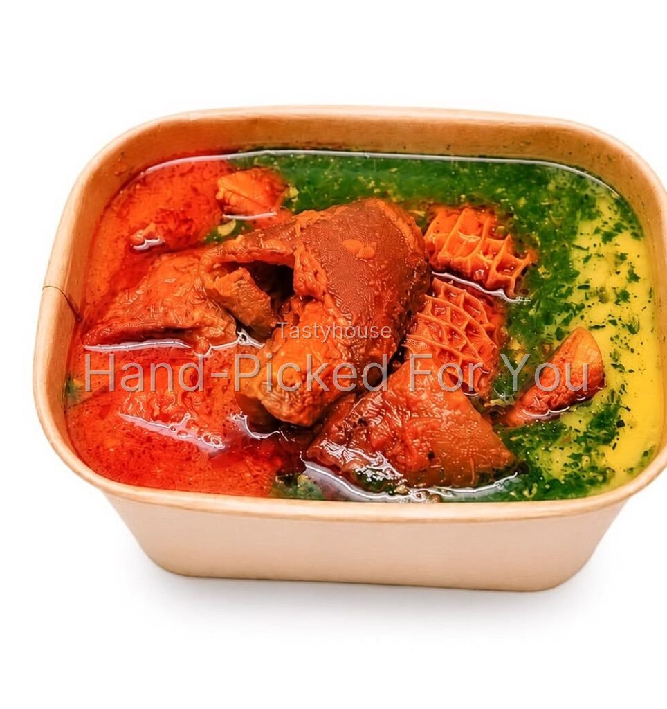 Amala + Assorted Meat