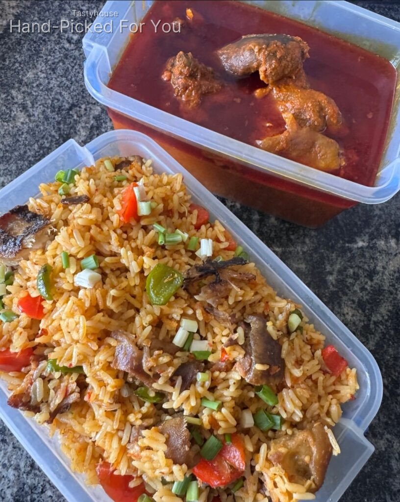 Smokey Jollof Rice x Asun rice