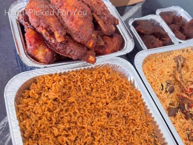 Smokey Jollof Rice x Asun rice