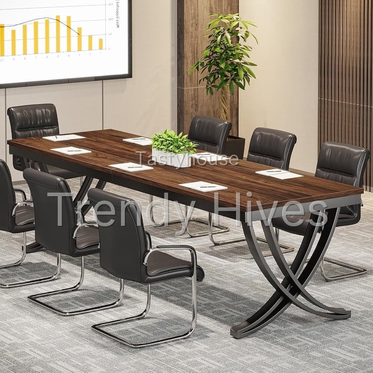 Finmind Rectangular Conference Table