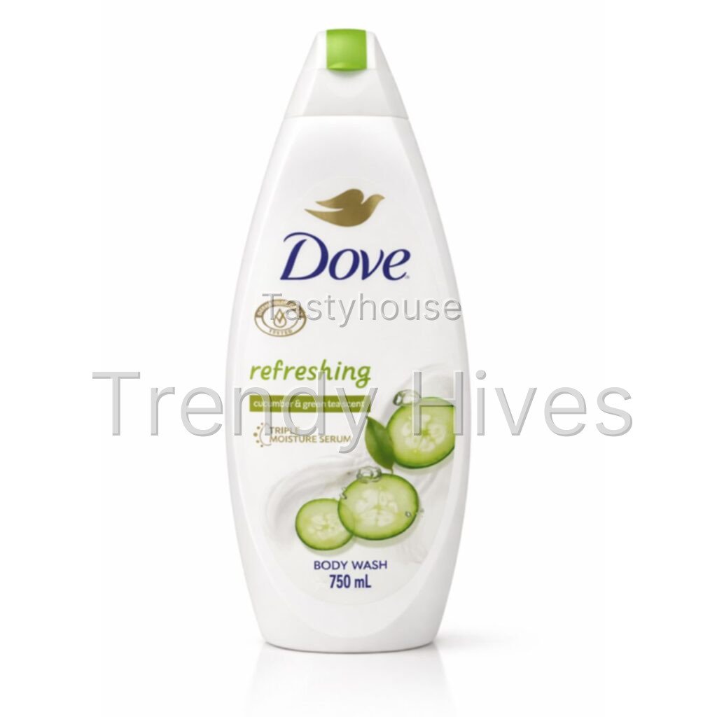 Dove Refreshing Body Wash With Cucumber And Green Tea scent