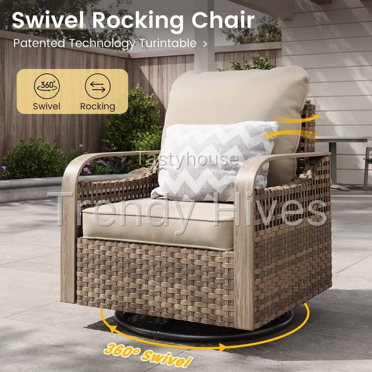 ELPOSUN 5-Seat Outdoor Patio Furniture Set