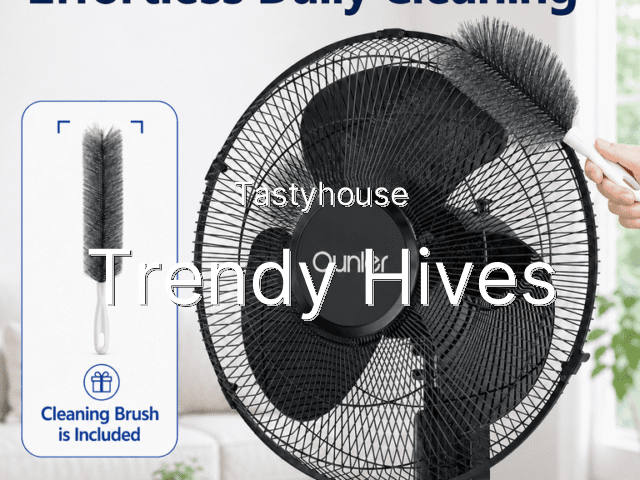 Oscillating Standing Fan with Remote