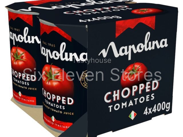 Napolina Chopped Tomatoes 4 X 400G