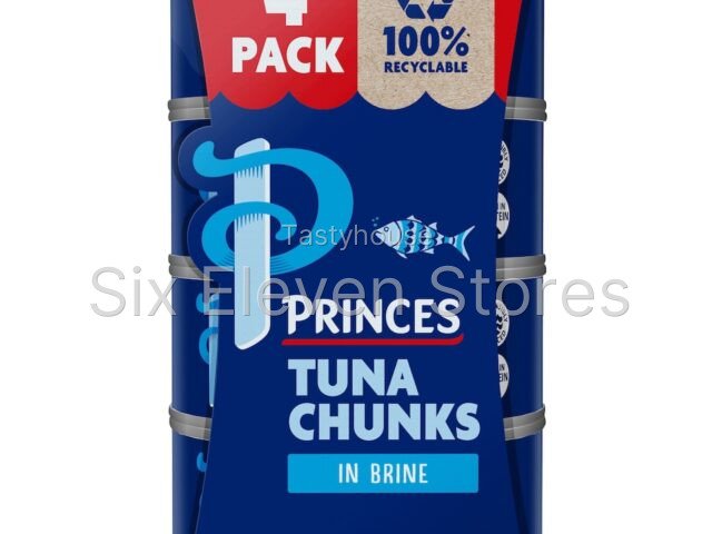 Princes Tuna Chunks In Brine 4X145g