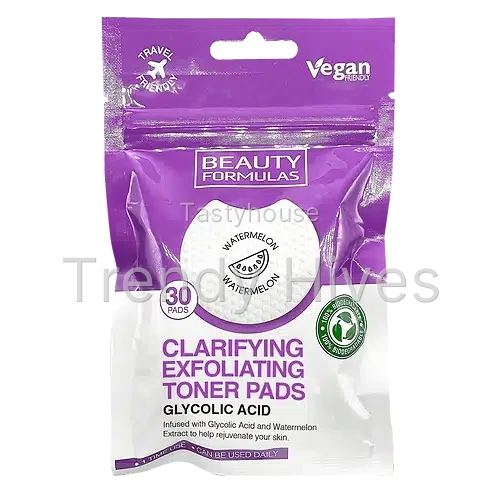 Beauty Formulas Glycolic Acid Exfoliating Pads