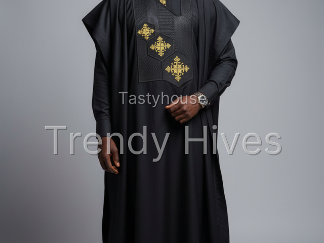 Embroidery Men’s African Agbada