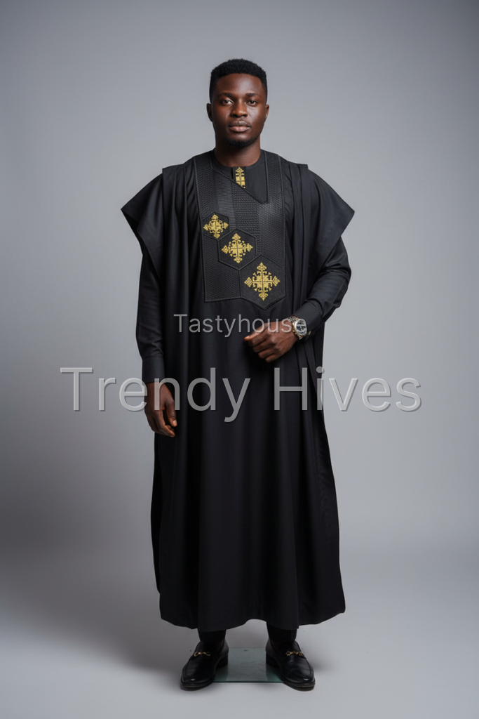 Embroidery Men’s African Agbada