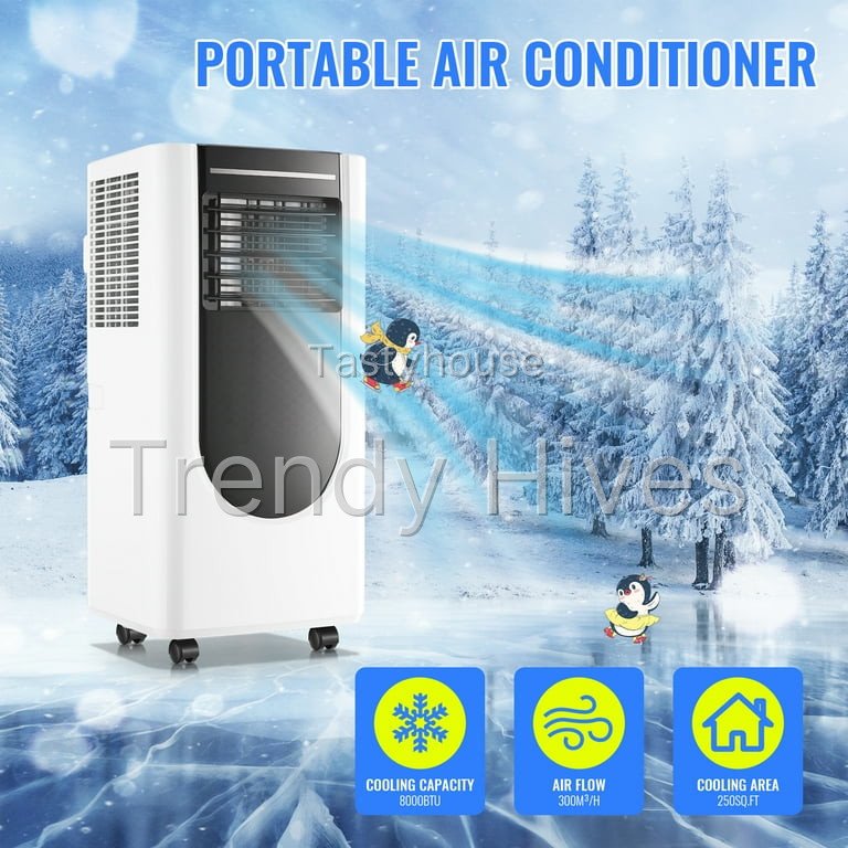 TACOOL 8000BTU ASHRAE Portable Air Conditioner
