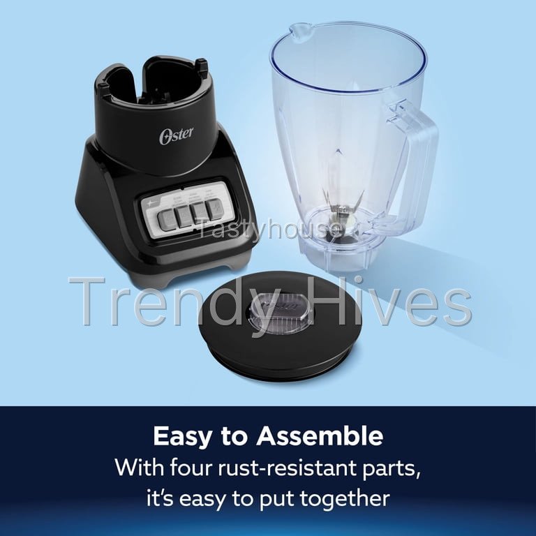 Oster Turbo 5-Speed Black Countertop Blender