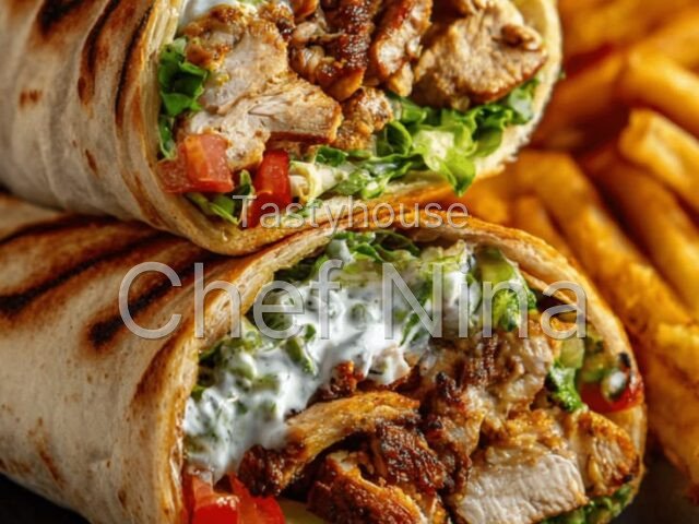 Classic Chicken Shawarma with Fries & Drink