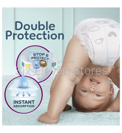 Pampers Premium Protection Size 5, 54 Nappies, 11kg – 16kg, Jumbo Pack