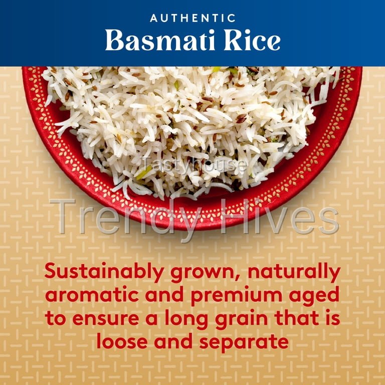Authentic Royal Naturally Aged Indian White Basmati Rice, Long-Grain, Gluten-free