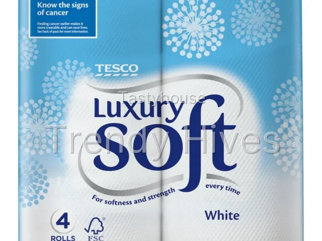 Tesco Luxury Soft White Toilet Tissue