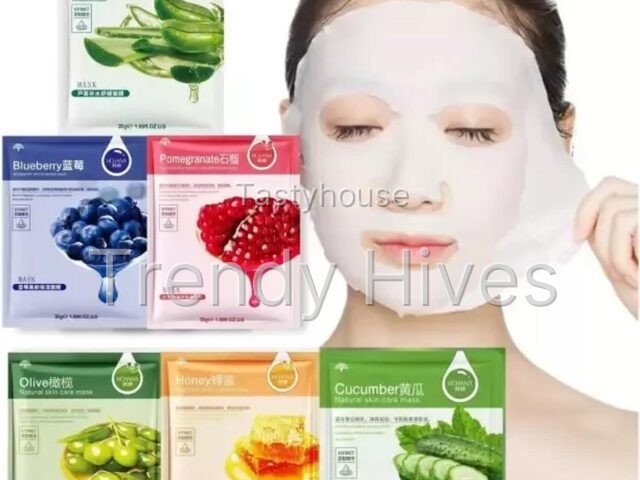MASKER WAJAH ROREC SHEET MASK NATURAL SKINCARE