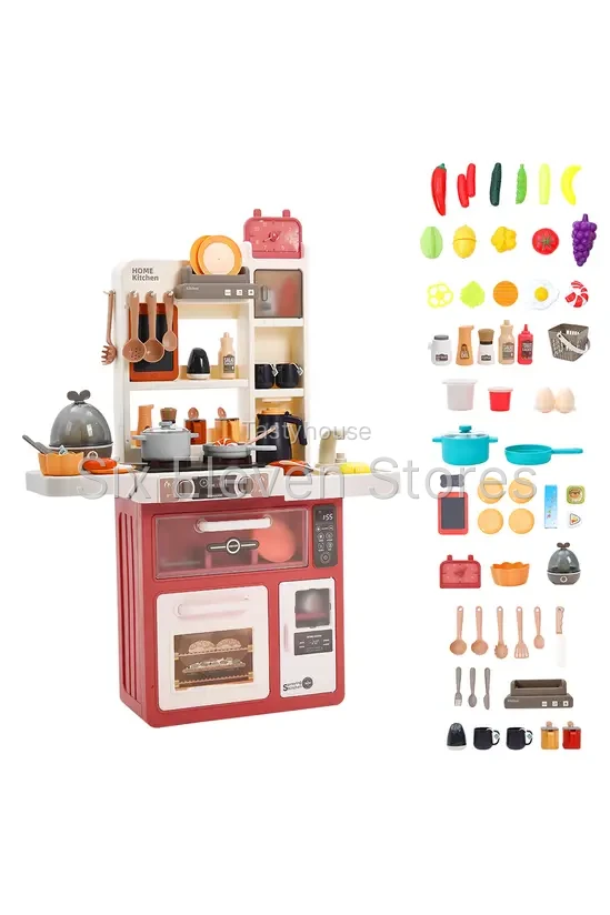 Realistic Pretend Play Kitchen Set