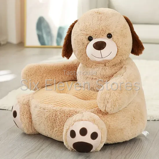 Kids’ Plush Sofa Chair