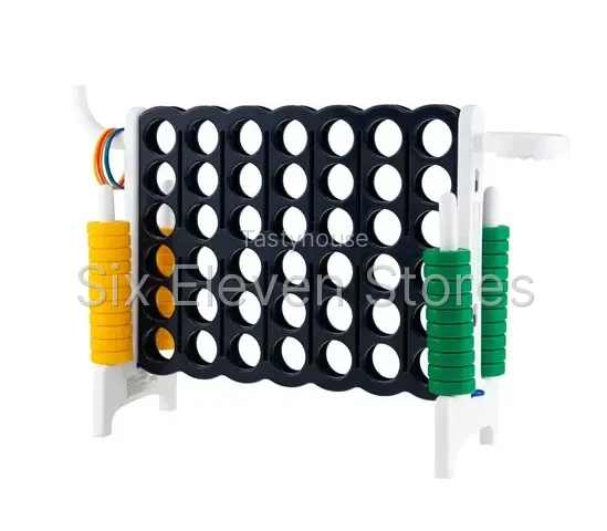 Jumbo 4-in-A-Row Connect Game with Basketball Hoop