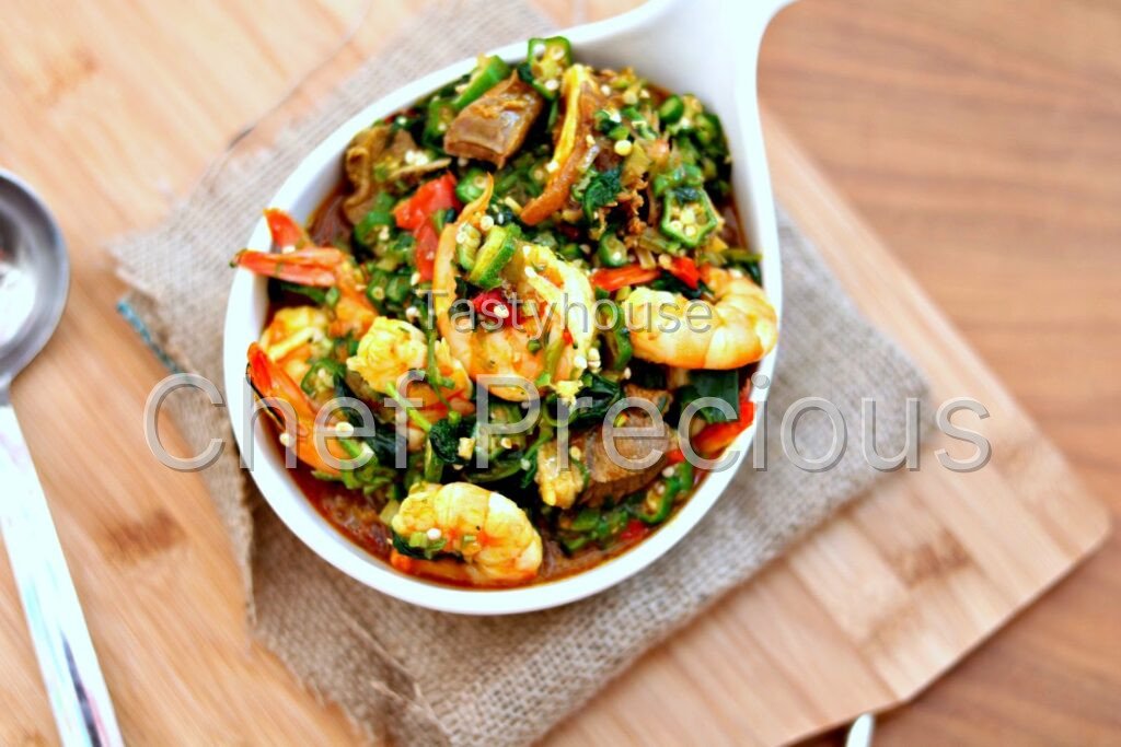 Seafood Okra x Fufu