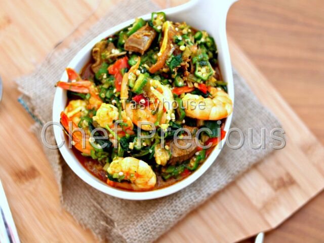 Seafood Okra x Fufu
