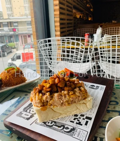 Ewa Agoyin Sandwich
