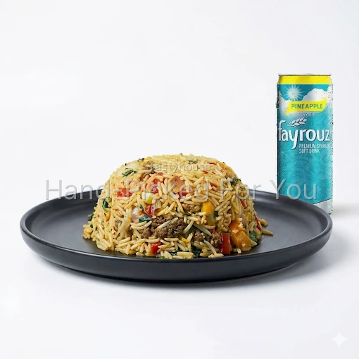 Beef-Stir Fried Rice + Fayrouz